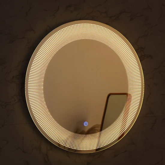 UL CE cUL Pared Decoración del hogar Muebles de salón Maquillaje Cosmético Luz de tocador inteligente Iluminado Baño retroiluminado Espejo LED con luces Desempañador Bluetooth